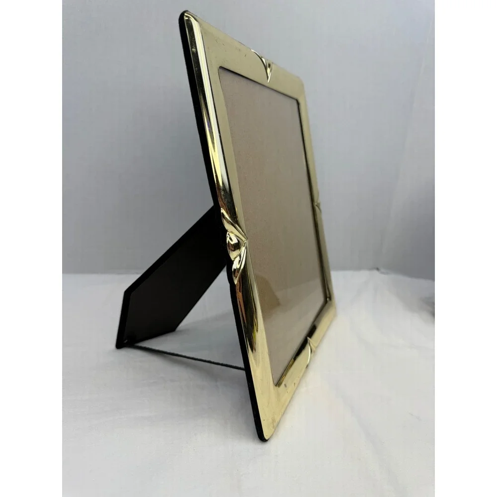 Vintage 90s Gold Tone Picture Frame Set 8x10 and 5x7 with Glass‎